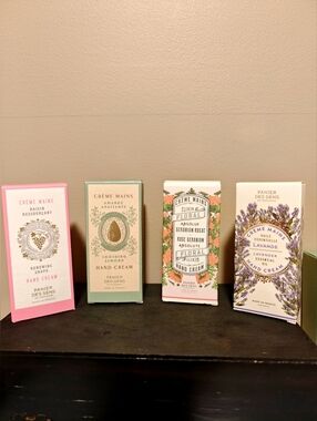 NEW Panier Des Sens Hand Cream Collection - Lavender, Rose, Grape & Almond